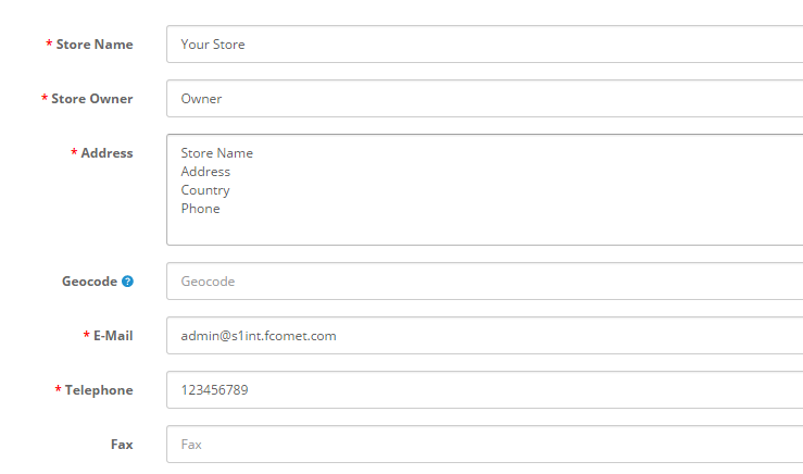 Cart  2 General Settings